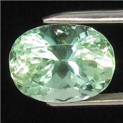 10.35ct Natural Deep Patroke Green Kunzite Oval VVS Appraisal Estimate $1056 (GEM-18552)