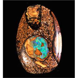 12.62ct Twinkling Green Show Yowah Nut Boulder Opal (GEM-9693)