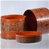Image 3 : Burmese Red Laquerware Food Container (CLB-038)