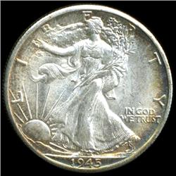 1942D Walking Liberty Half Dollar Hi Grade MS64 Toned (COI-5960)