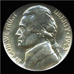 1943P Silver WW2 Jefferson Nickel Graded GEM (COI-6221)