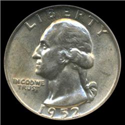 1952D Washington Silver Quarter Graded GEM (COI-6182)