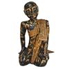 Image 1 : Large Gilded Buddhist Wood Monk Handcarved (CLB-126)