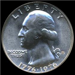 1976S Washington Silver Quarter Graded GEM (COI-6173)