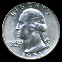 1951D Washington Silver Quarter Graded GEM Scarce Variety (COI-6180)