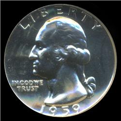 1959 Washington Silver Quarter Proof Graded PR70 (COI-6201)