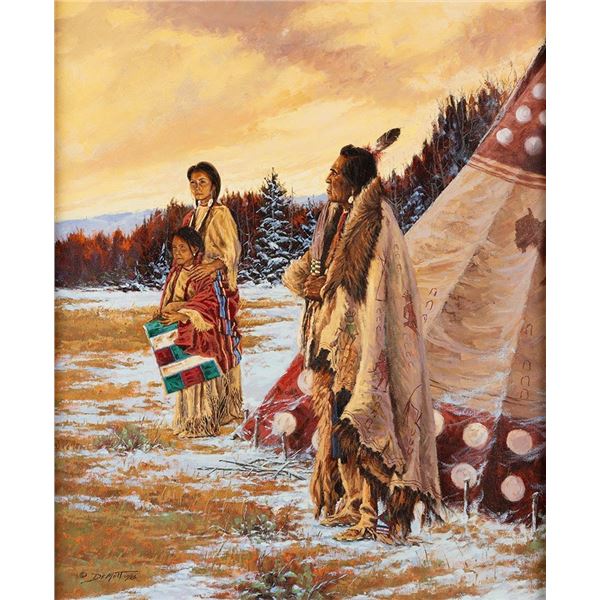 John DeMott, oil on canvas