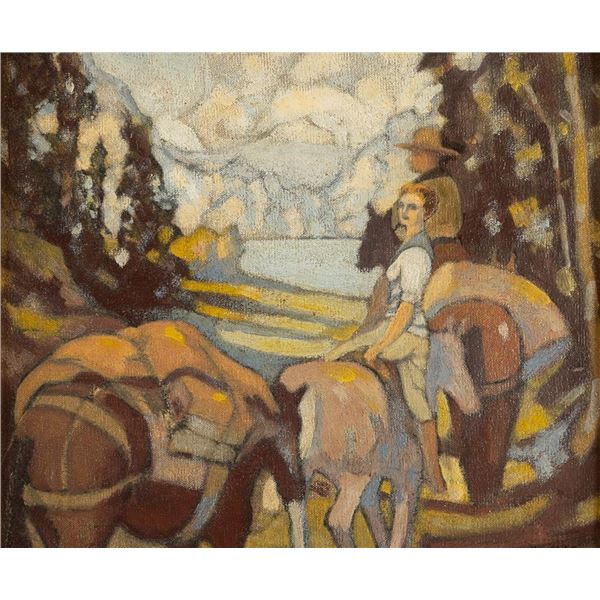 Clark Hobart, oil on canvas