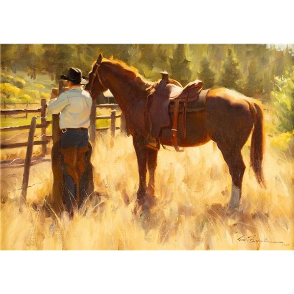 Tom Browning, oil on canvas