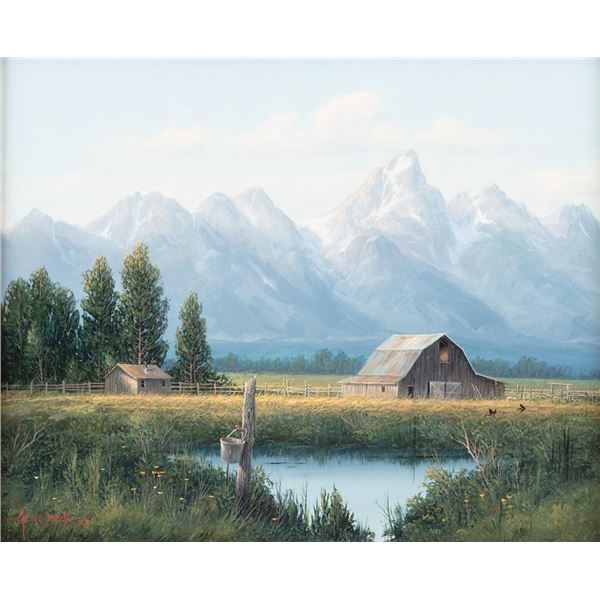 Gene Speck, oil on board