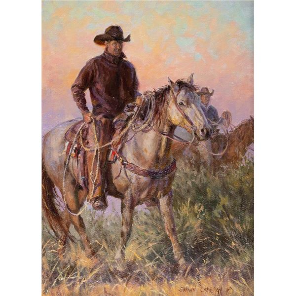 Shawn Cameron, oil on canvasboard