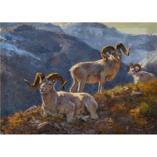 Chad Poppleton, oil on board