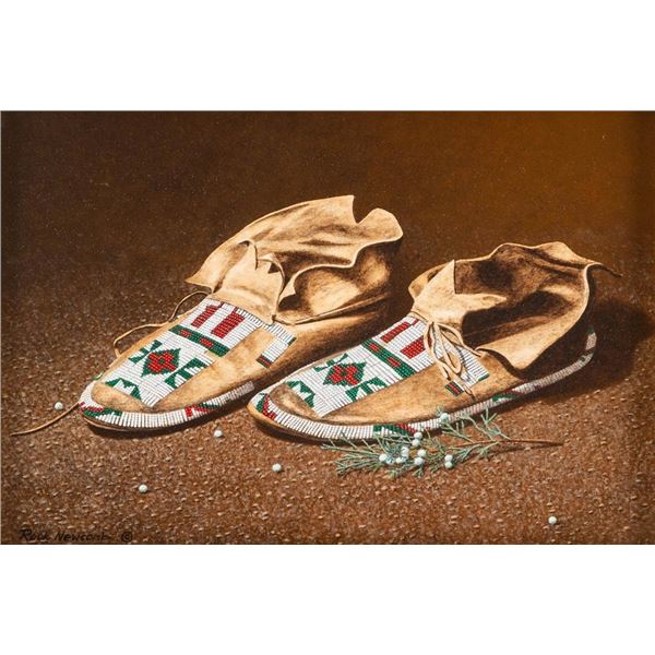 Rock Newcomb, acrylic on board