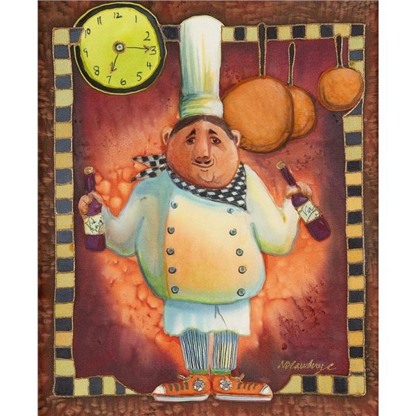 Nancy Cawdrey, two dye on silk