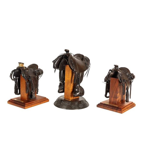 Fred Fellows, three bronzes