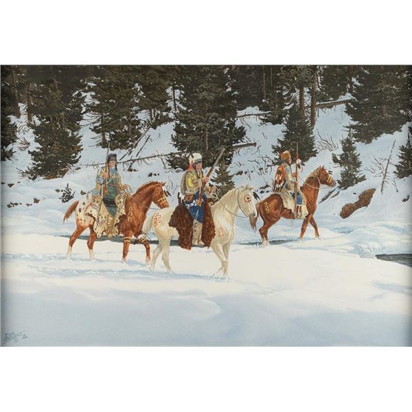 Ron Stewart, gouache