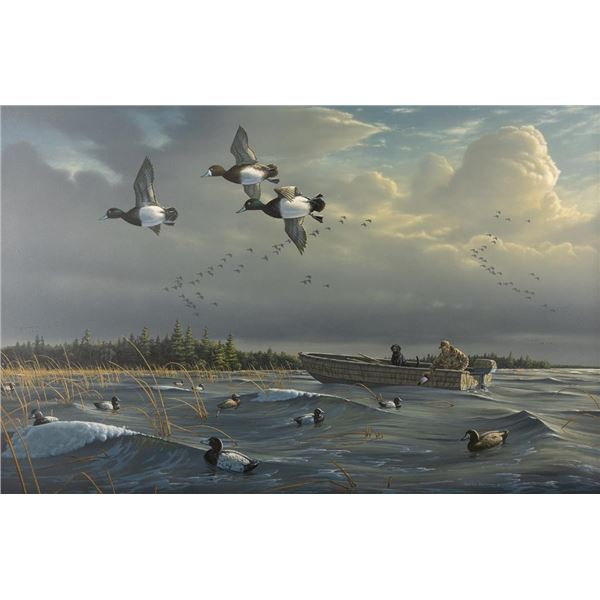 James Hautmann, oil on board