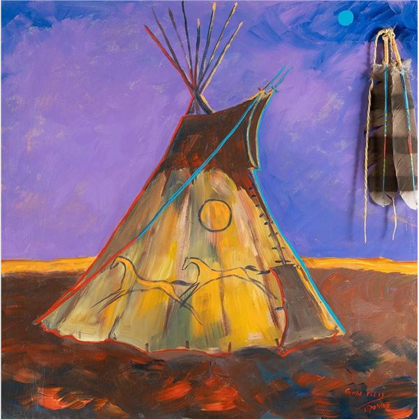 George Flett, oil on canvas