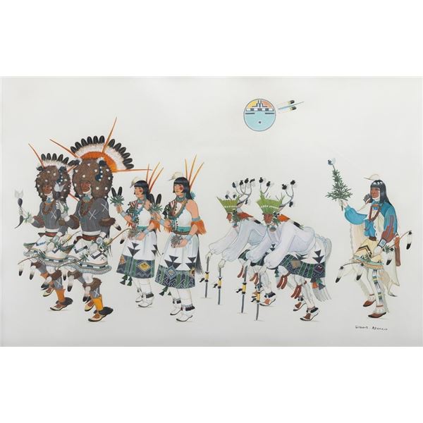 Gilbert Atencio, mixed media