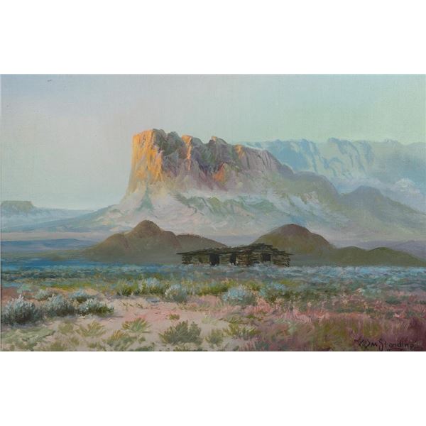 William Standing, oil on board