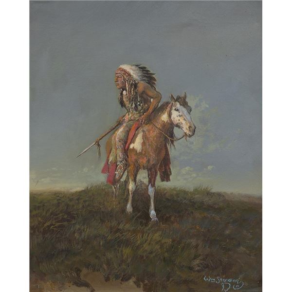 William Standing, oil on canvasboard