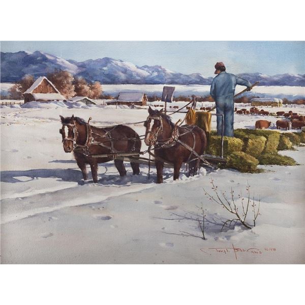 Joseph Bohler, watercolor