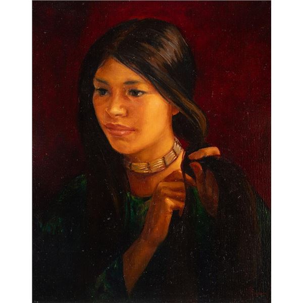 Glenna Goodacre, oil on canvas