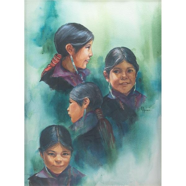 Glenna Goodacre, watercolor