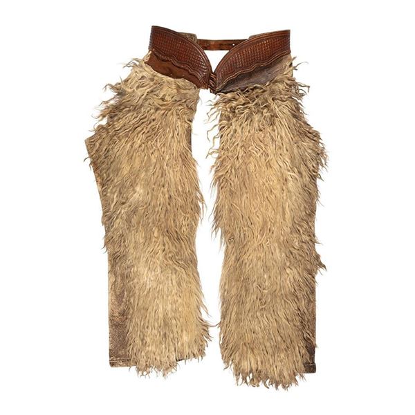 White Wooly Chaps, 36" long