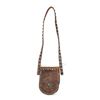 Image 1 : Leather Tacked Bag, 33.5" x 7.5"