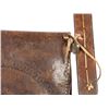 Image 7 : Leather Tacked Bag, 33.5" x 7.5"