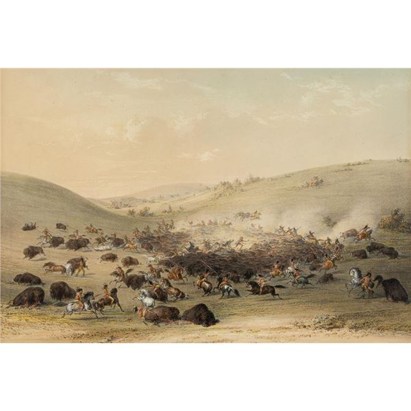 George Catlin, lithograph