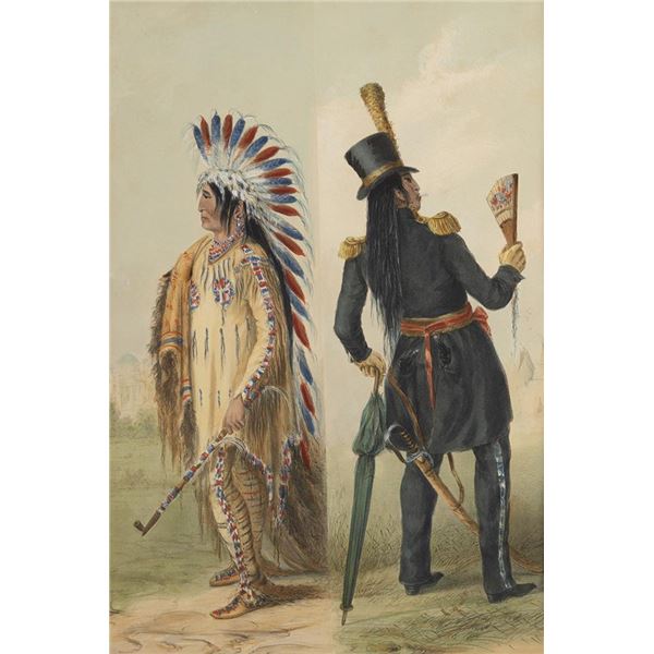 George Catlin, lithograph