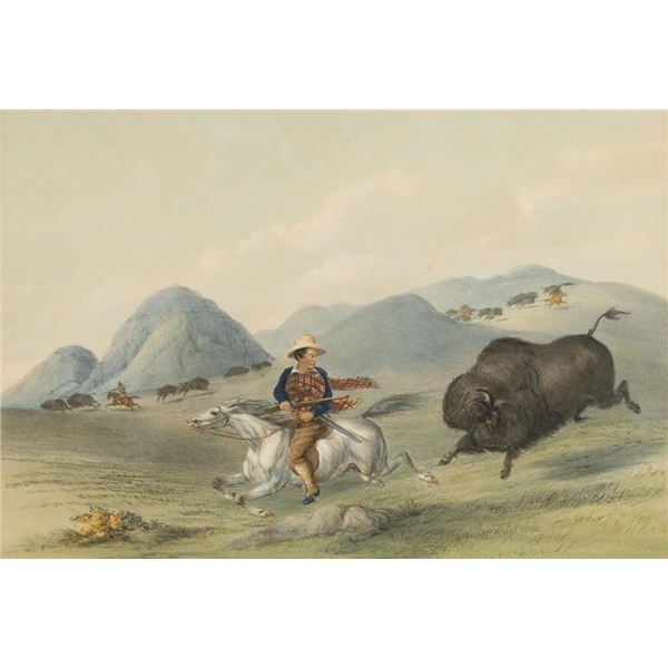 George Catlin, lithograph