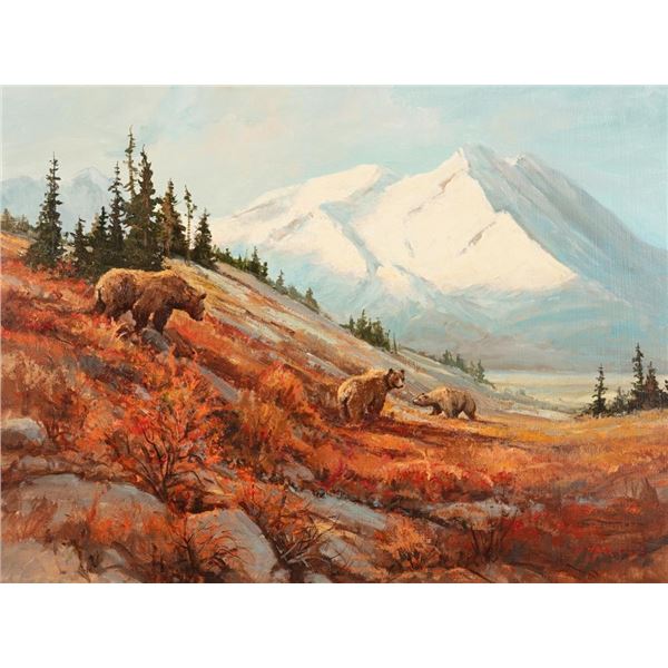 Mark Ogle, oil on board