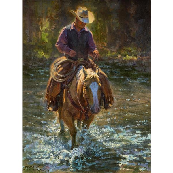 Bruce Graham, oil on board