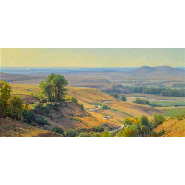 Clyde Aspevig, oil on canvas