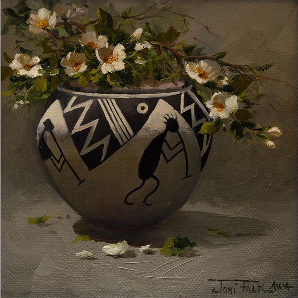 Joni Falk, oil on board