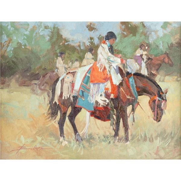 Betty Billups, oil on canvas