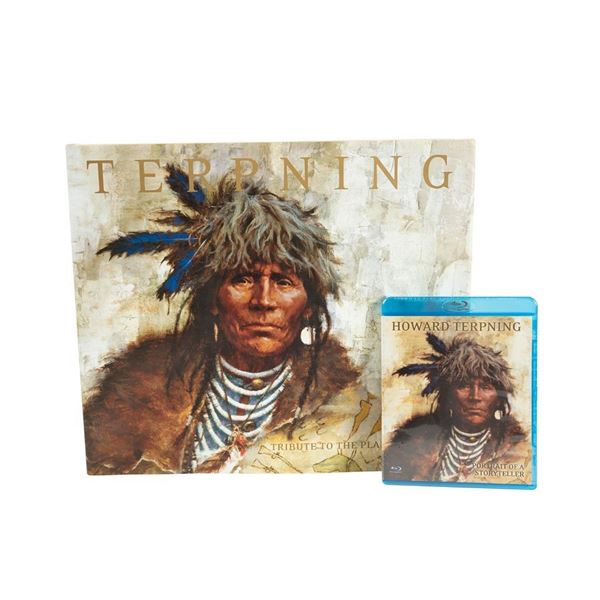 Howard Terpning, book, blu-ray and original drawing