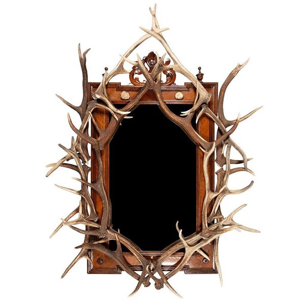 Antler Mirror, 54" x 39" x 10"