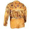 Image 9 : Cree Beaded Buckskin Scout Jacket,