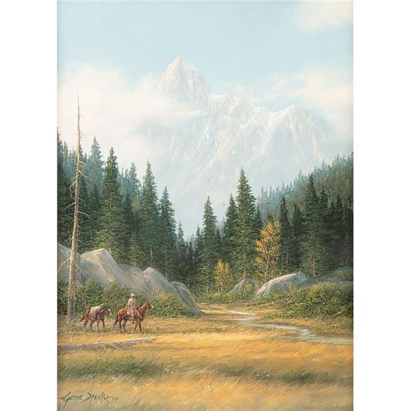 Gene Speck, oil on board