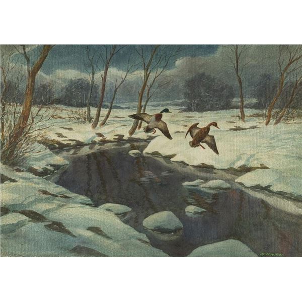 Hans Kleiber, watercolor