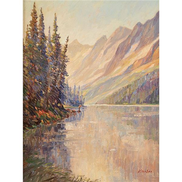 Hans Kleiber, oil on board