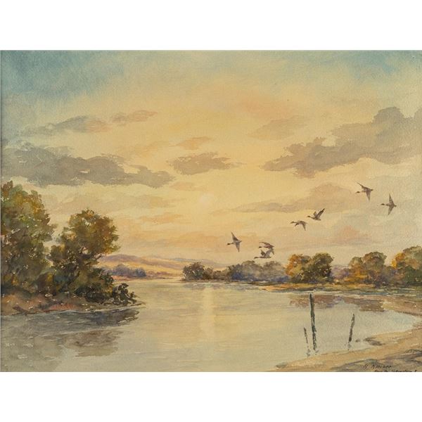 Hans Kleiber, watercolor