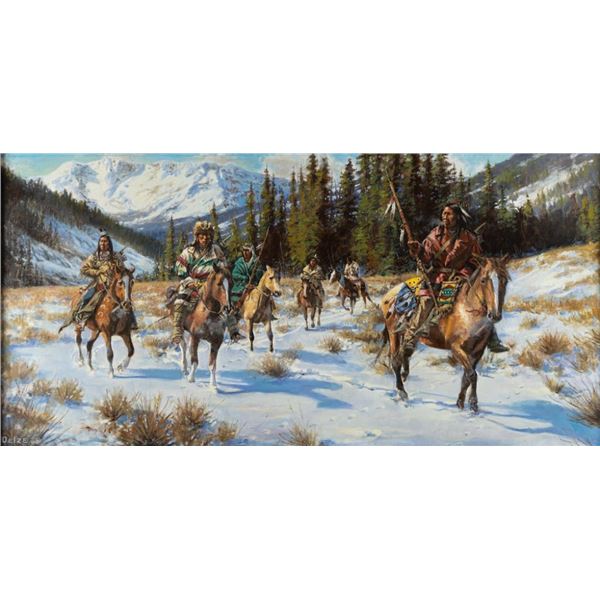 Don Oelze, oil on canvas