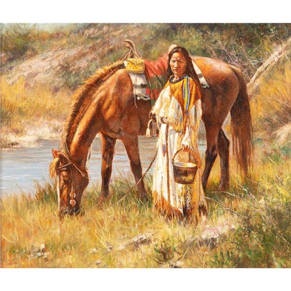 Don Oelze, oil on canvas