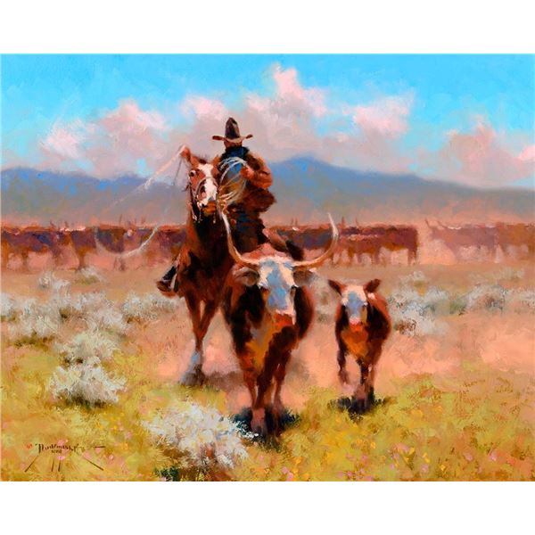 Dan Mieduch, oil on board