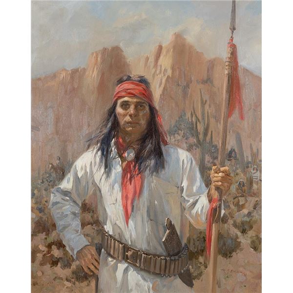 Carl Hantman, oil on canvas